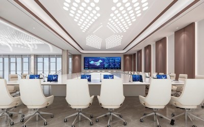 现代指挥中心3D模型下载